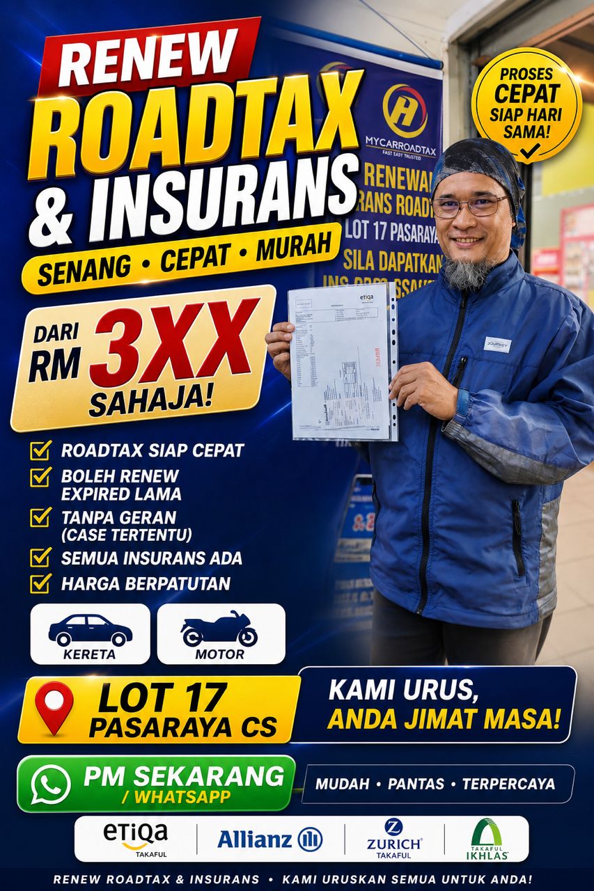 Testimoni pelanggan renew roadtax dan insurans MyCarRoadTax 4