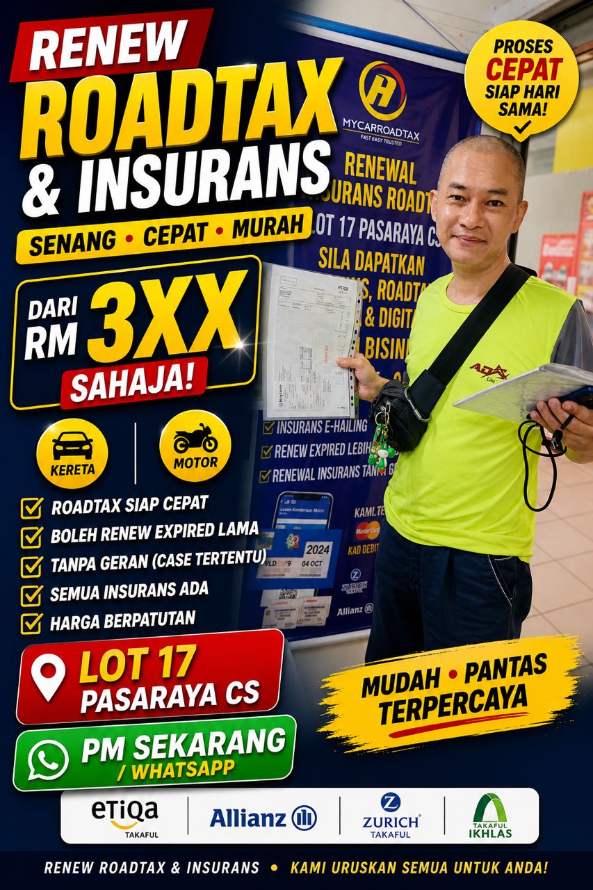 Testimoni pelanggan renew roadtax dan insurans MyCarRoadTax 5